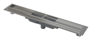 Душевой лоток AlcaPlast Low с порогами для перфорированной решетки 65см хром APZ1101-650